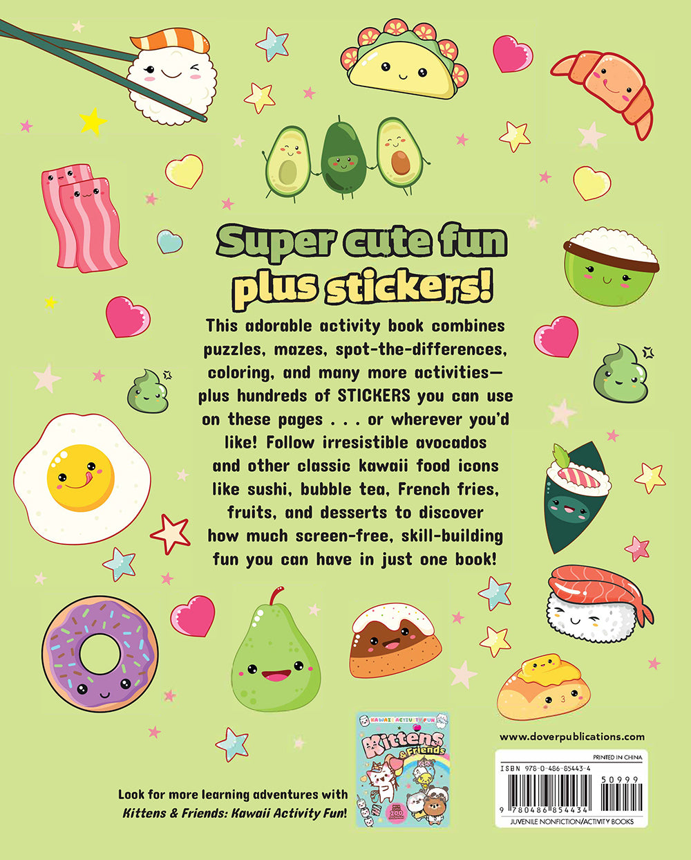 Avocado & Friends: Kawaii Activity Fun (With Over 200 Stickers!)