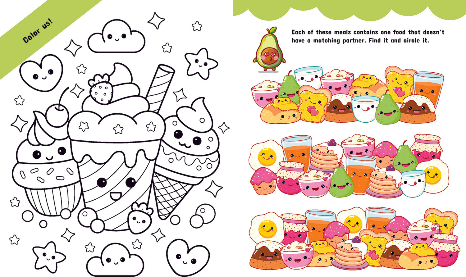 Avocado & Friends: Kawaii Activity Fun (With Over 200 Stickers!)
