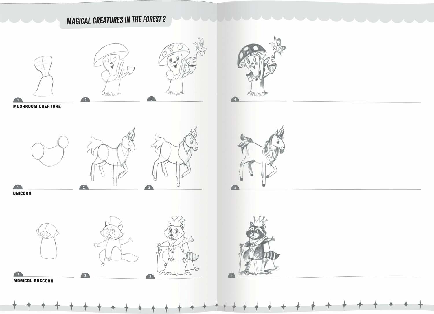 Learn to Draw Magical Creatures (Art book with Stickers)
