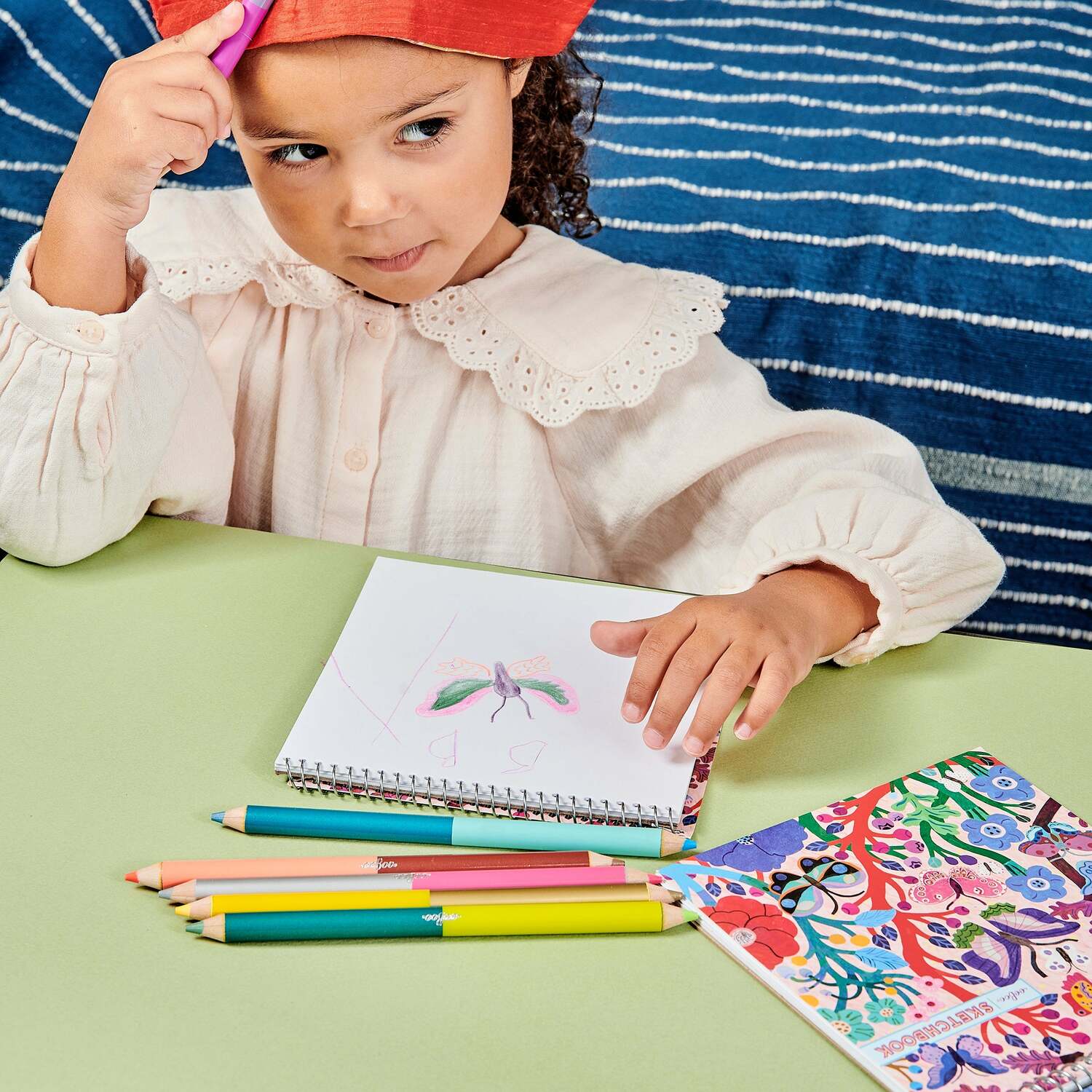 Butterflies Special Pencils (6 JUMBO pencils)