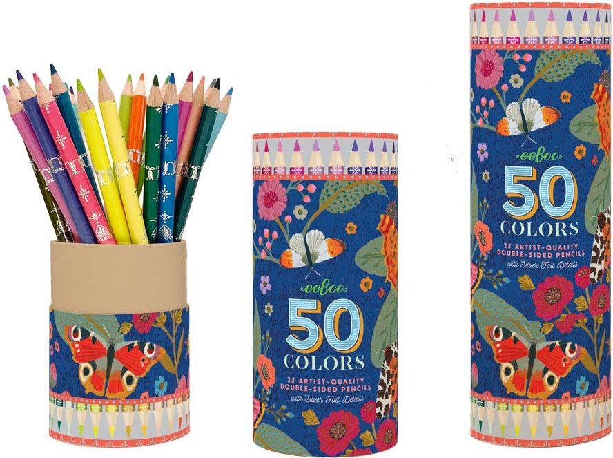 Victoria's Pencils (double-sided pencils - 25 pencils, 50 colors)