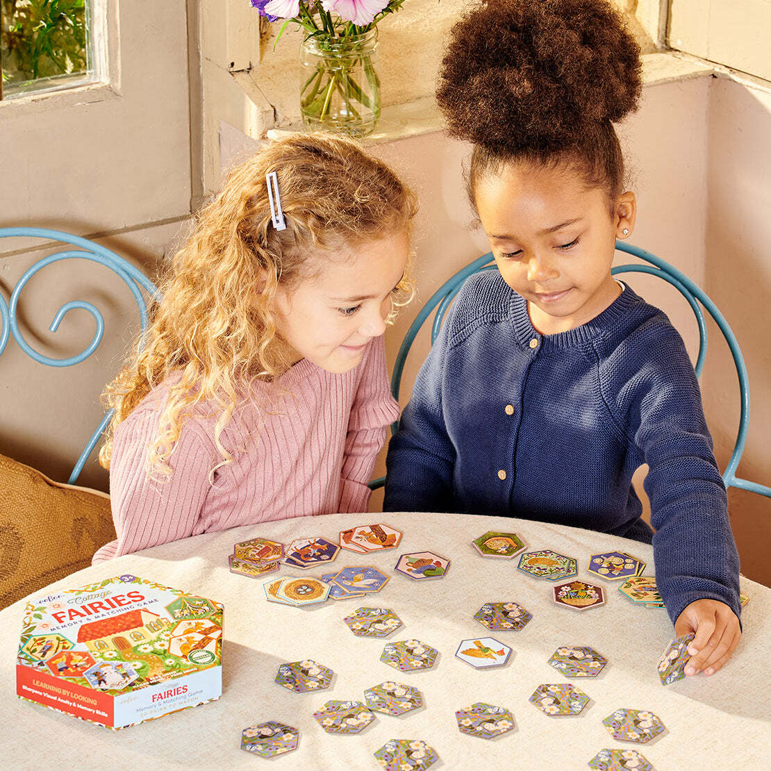 Cottage Fairies (hexagon matching game)