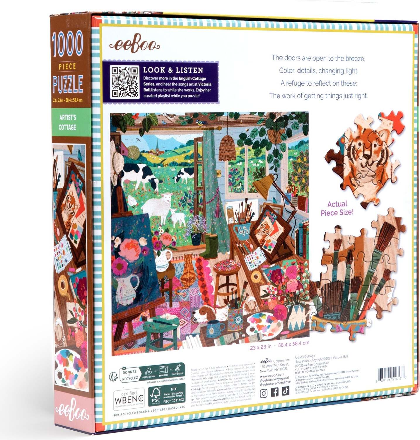 Artist's Cottage (1000 piece square puzzles)