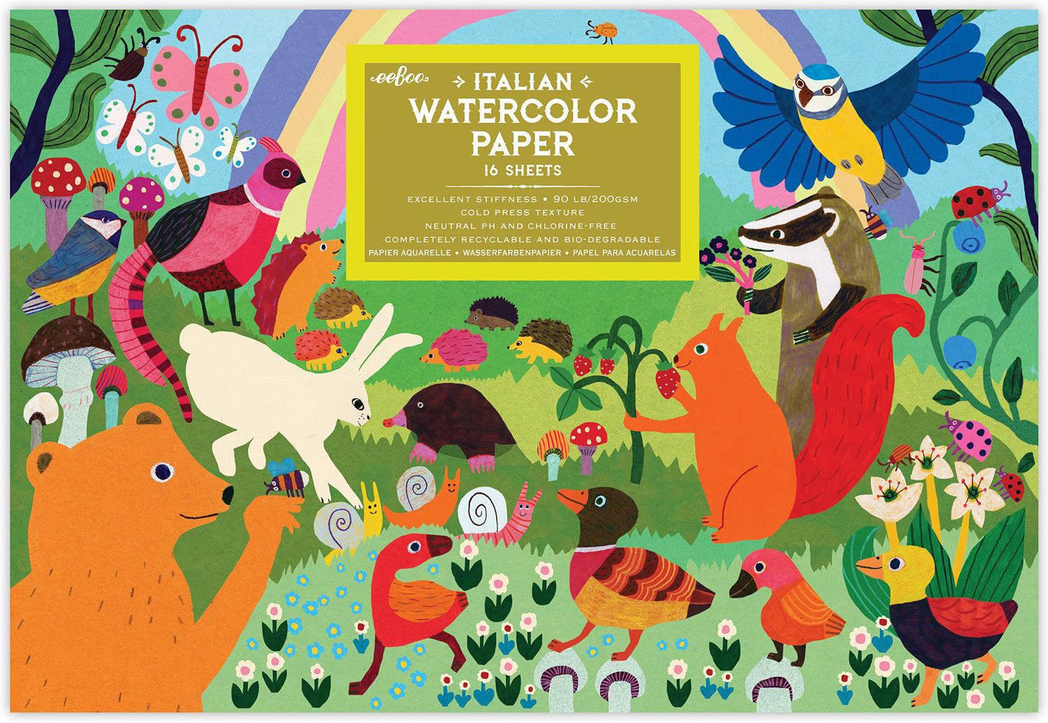 Woodland Rainbow Watercolor Pads
