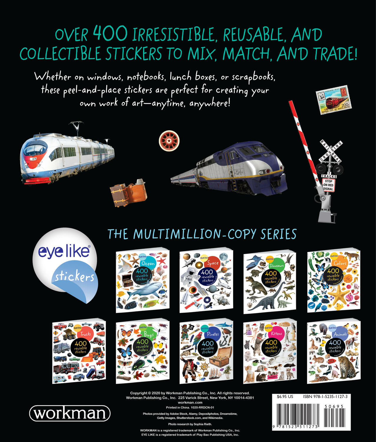 Eyelike Stickers: Trains