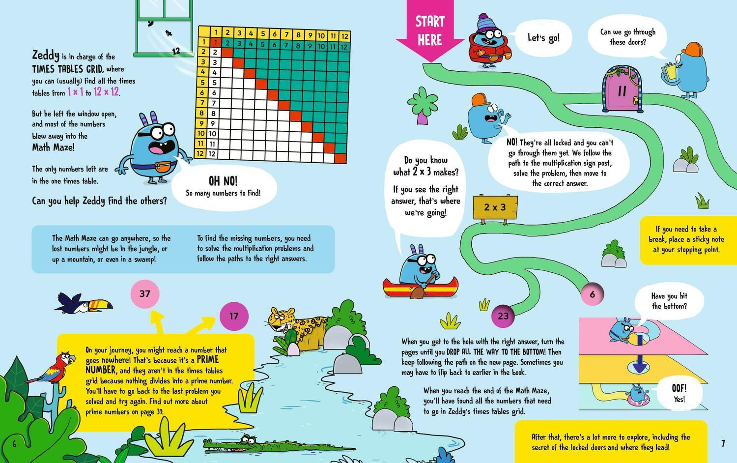 Mega Math Maze: A Multiplication Adventure