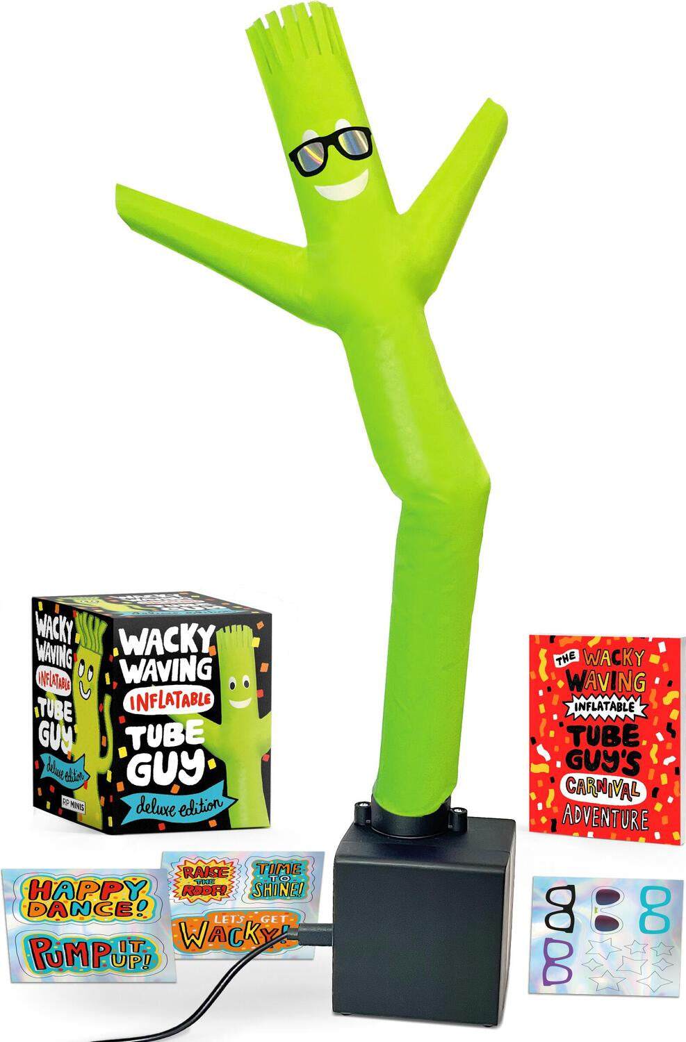 Wacky Waving Inflatable Tube Guy Deluxe Edition: Includes USB Cable and Vinyl Stickers