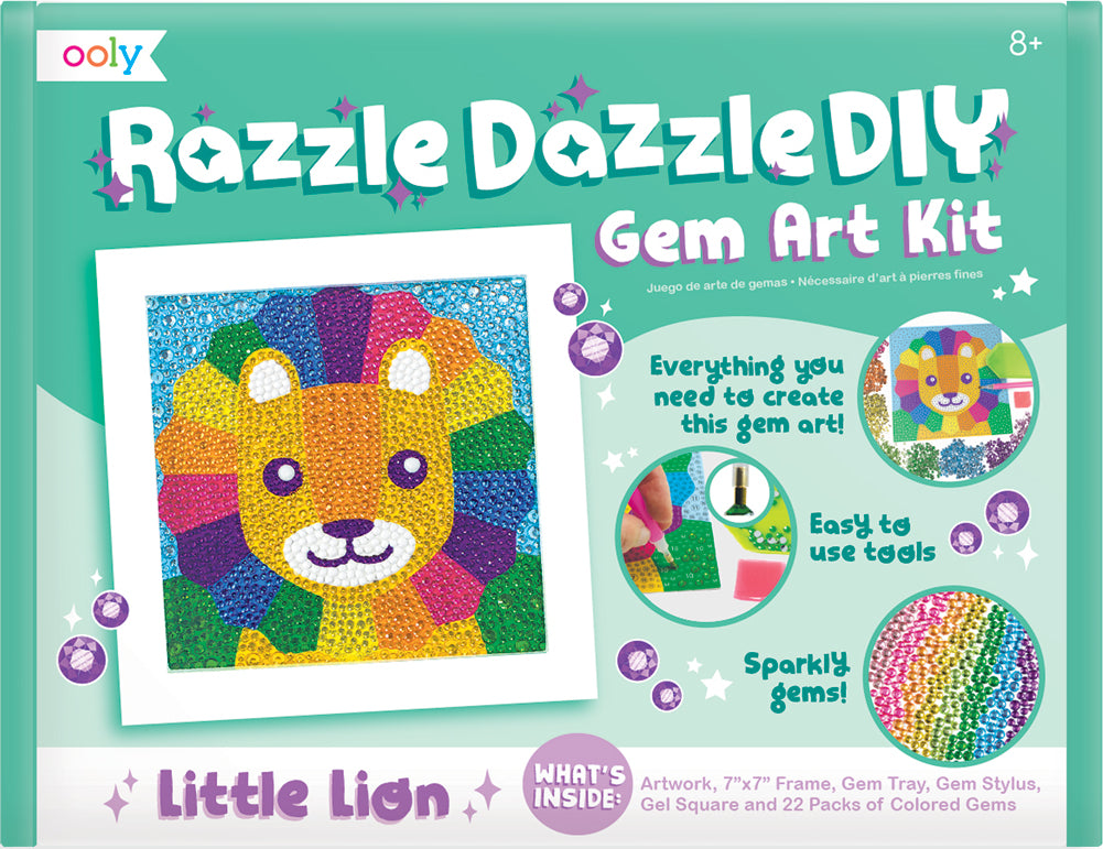 Razzle Dazzle Diy Gem Art Kit Lil' Lion