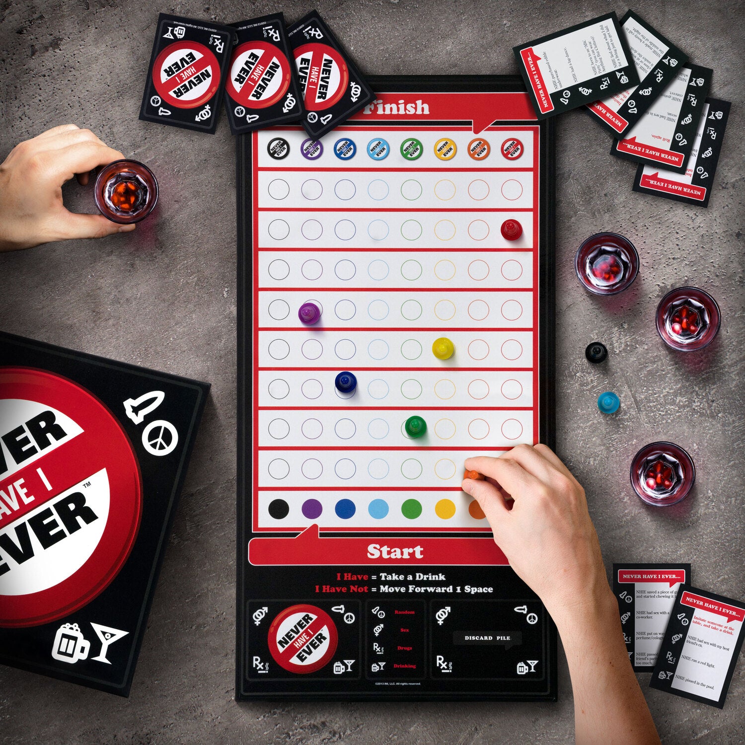 Never Have I Ever Board Game: Drinking Edition, Ages 21 and Above