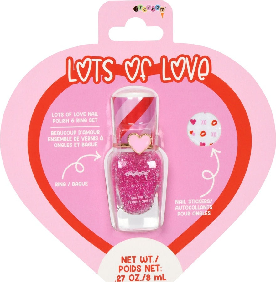 Lots of Love Nail Polish & Ring Set