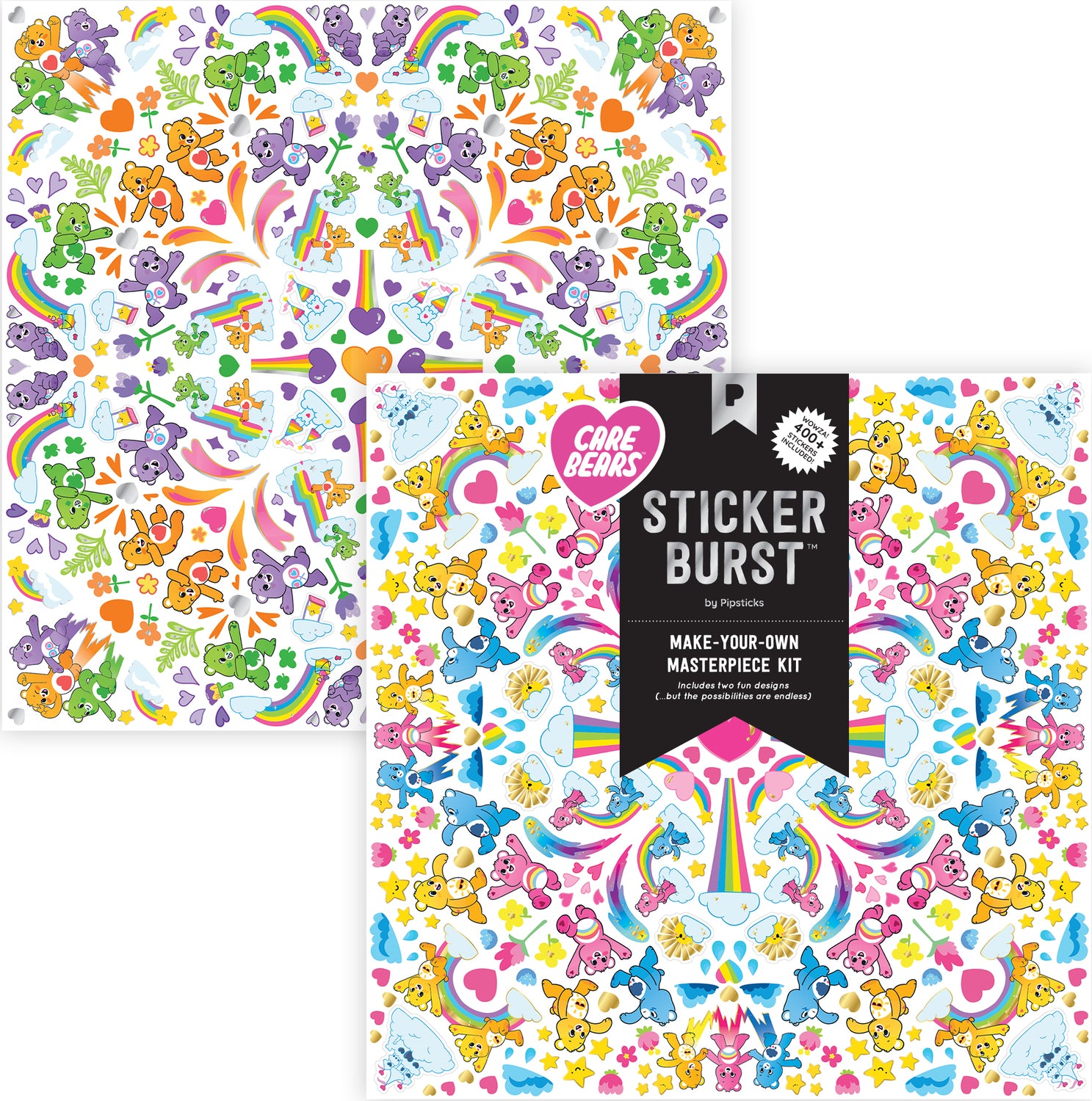 Care Bears In The Sky Sticker Burst