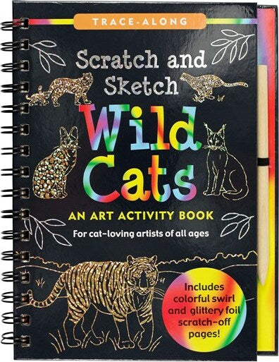 Scratch & Sketch Wild Cats (Trace-Along)