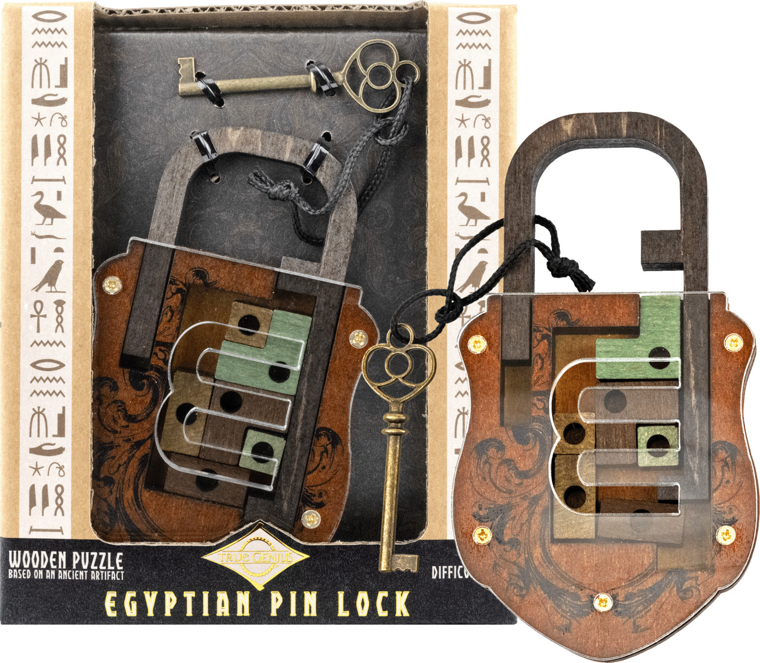 Egyptian Pin Lock