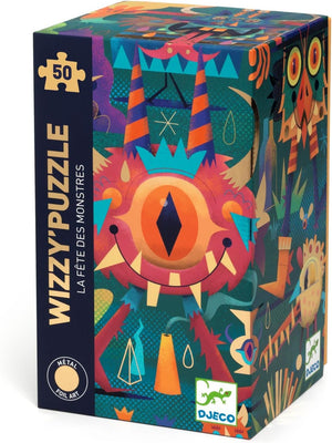 Monster Party 50 pc Metallic Wizzy Puzzle