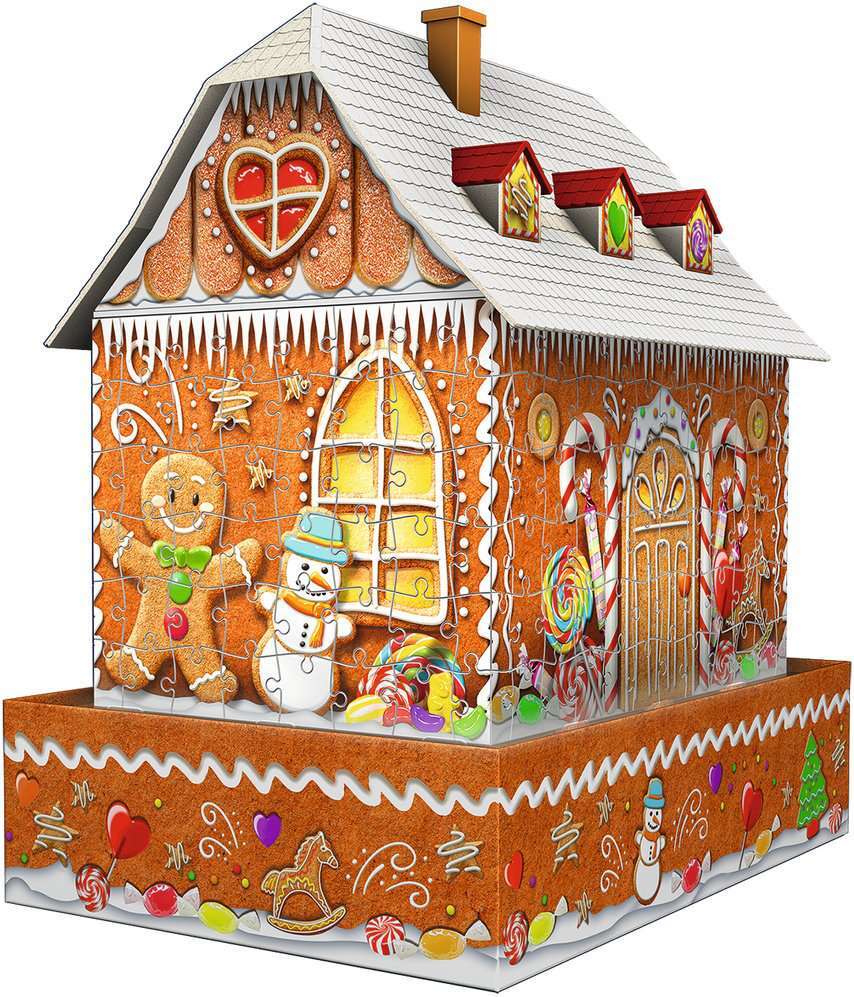 Gingerbread House - Night Edition (216 pc puzzle-buildings)