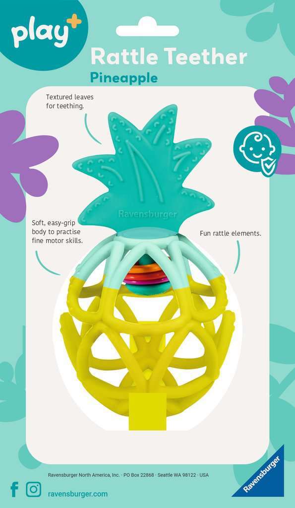 Rattle Teether: Pineapple*