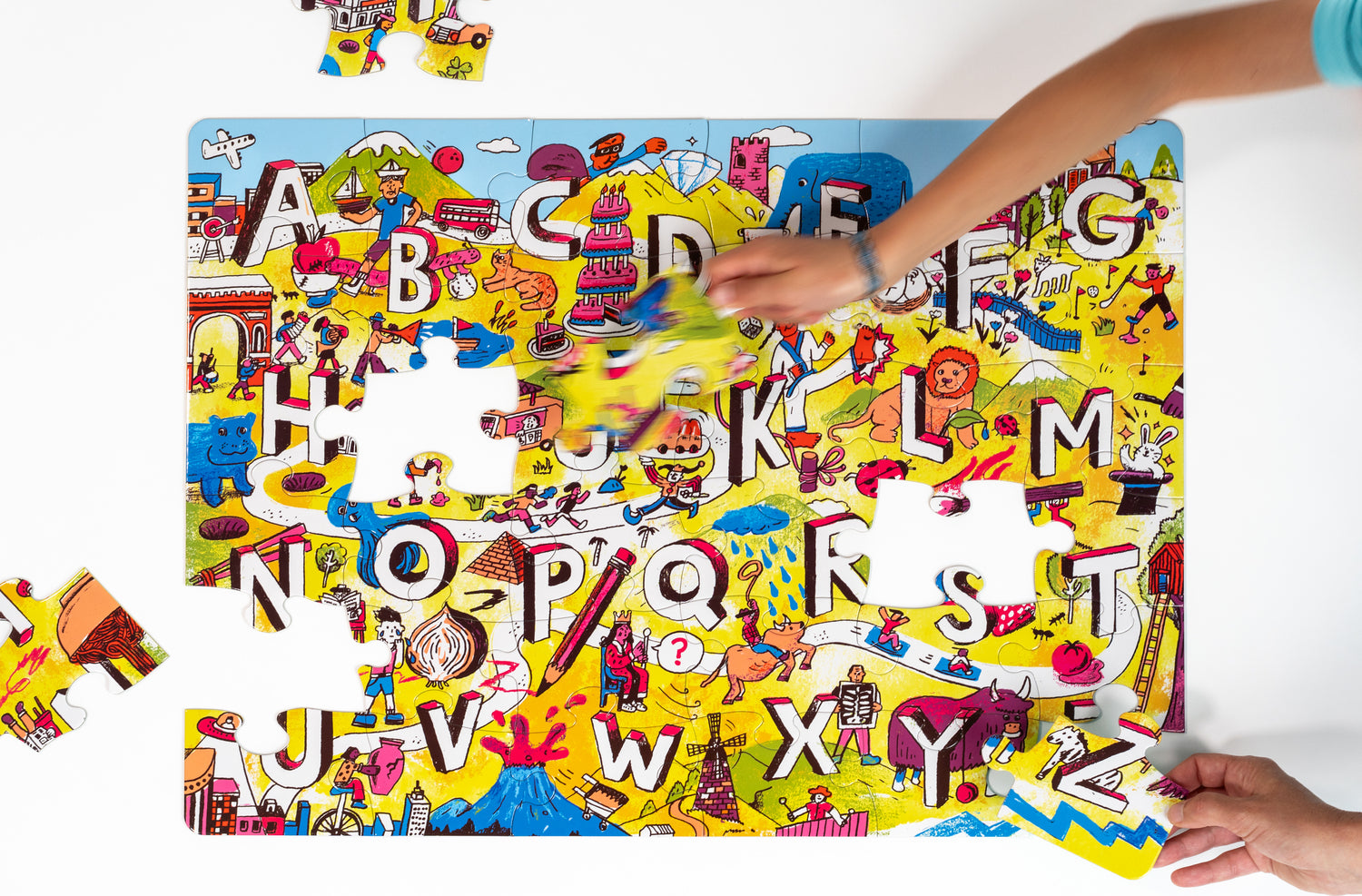 Nolja Alphabet City 36pc Jigsaw Puzzle