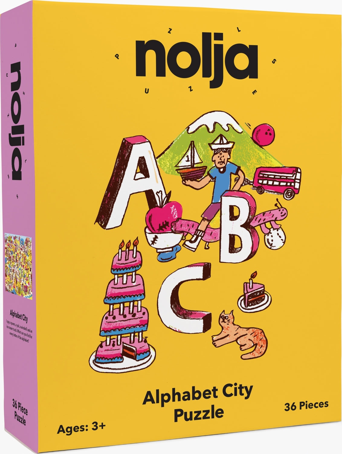 Nolja Alphabet City 36pc Jigsaw Puzzle