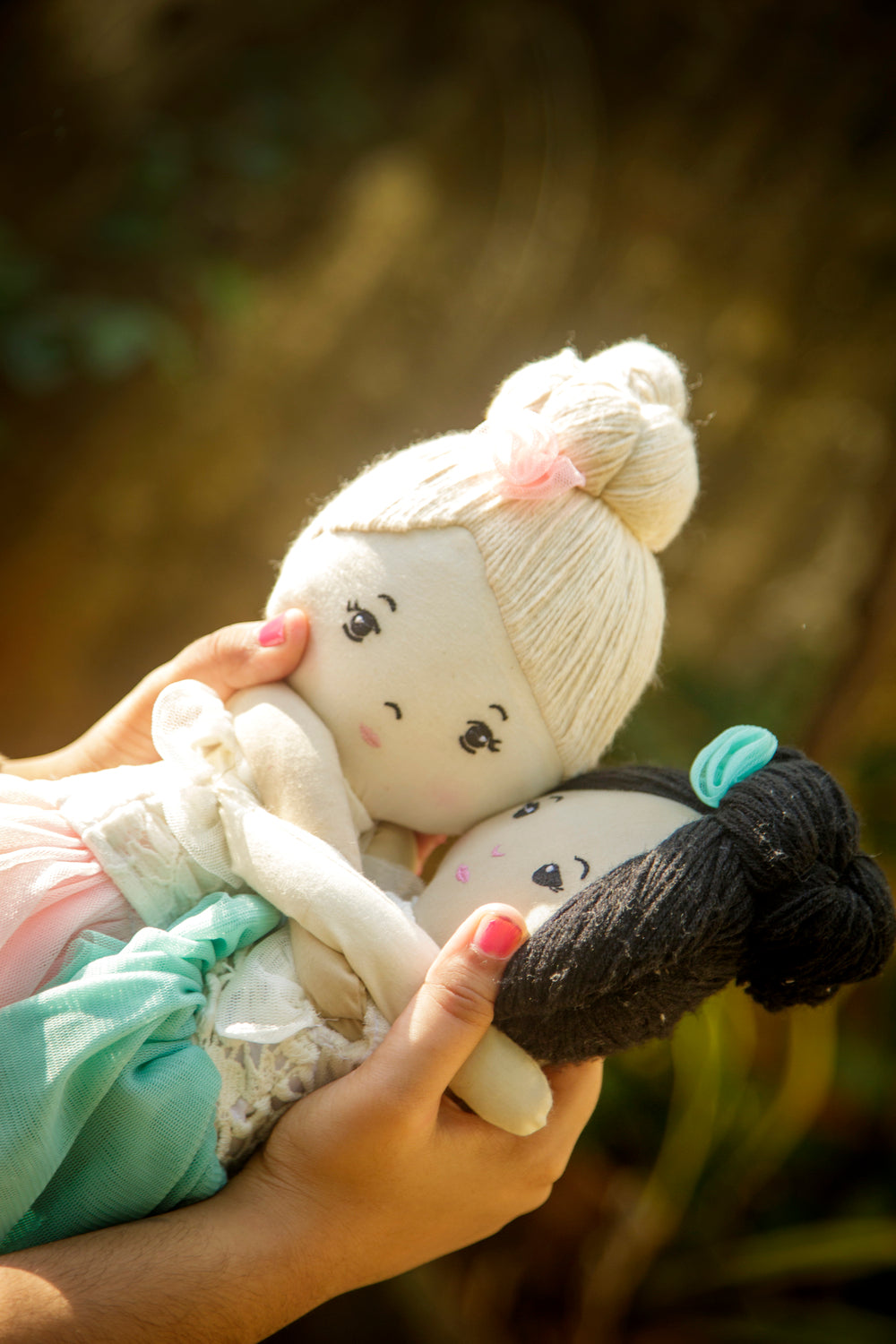 Prima Ballerina Heirloom Rag Doll - 18" Tall - Handmade in India (Stella)