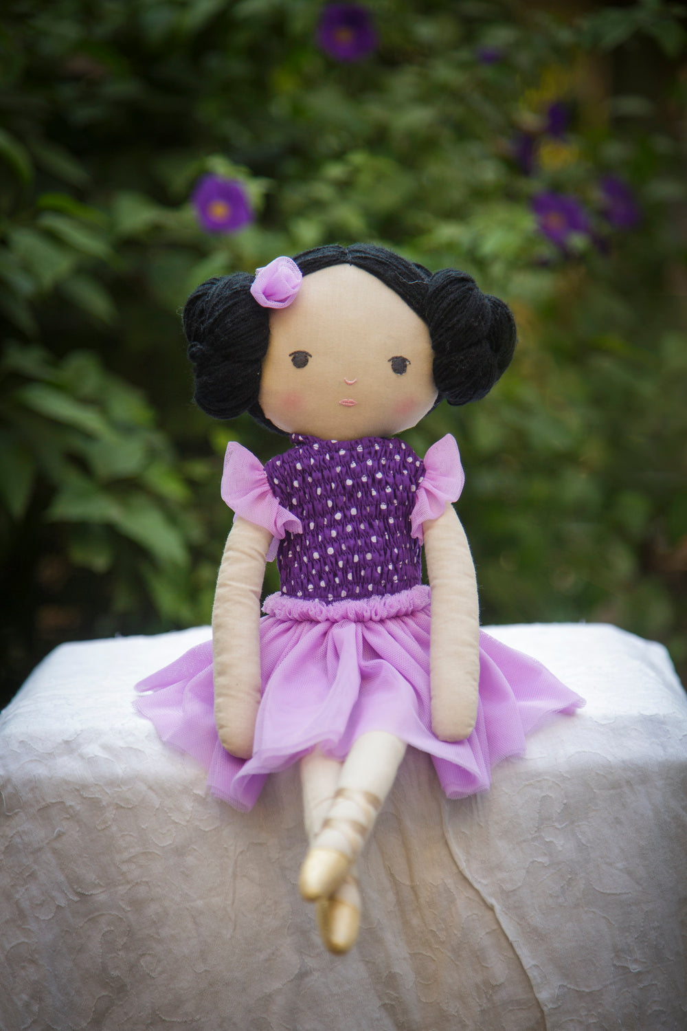 Prima Ballerina Heirloom Rag Doll - 18" Tall - Handmade in India (Marianela)