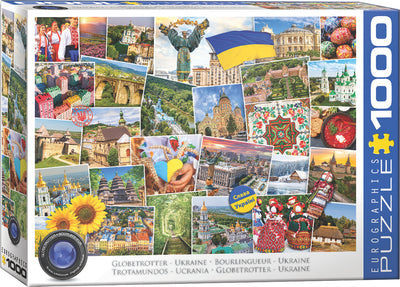 Ukraine - Globetrotter  (1000 pc puzzle - The Globetrotter)