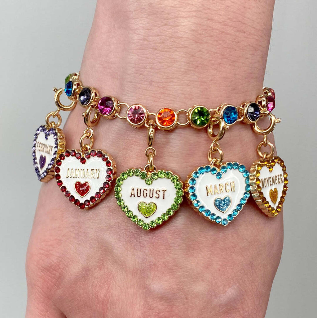 Born in my heart on sale charm