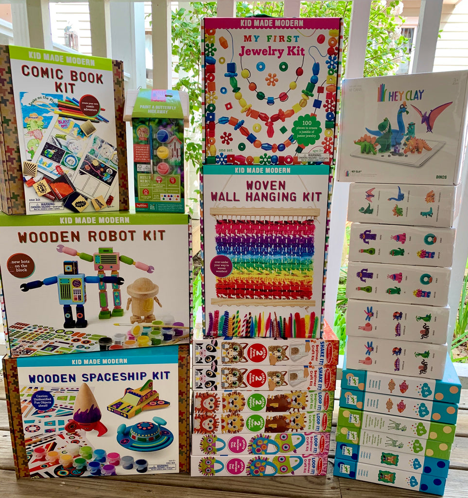 Kid Made Modern Craft Set Comic Book Kit - Kids Arts and Crafts Toys,  Storytelling for Kids