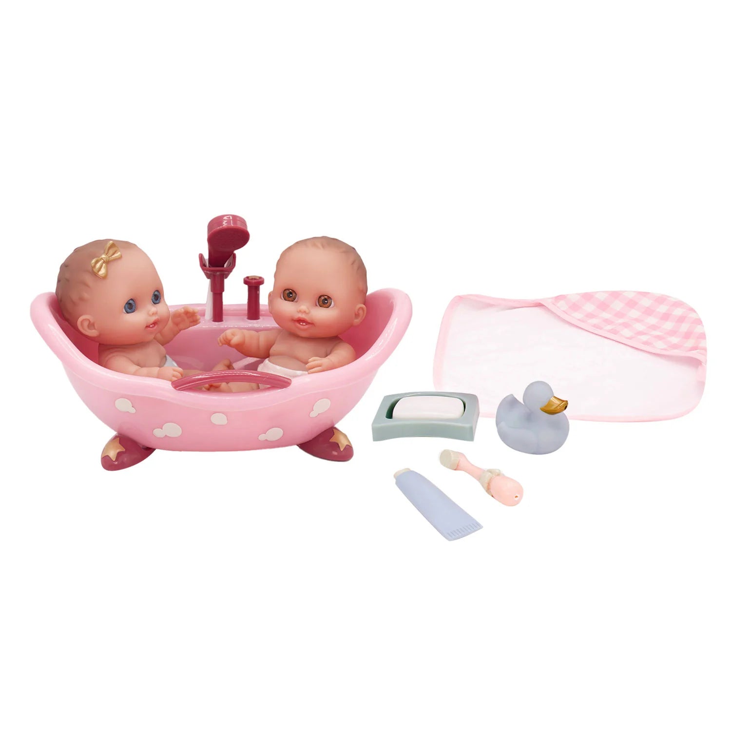 Lil' Cutesies Twin Babydoll Bathtub Playset