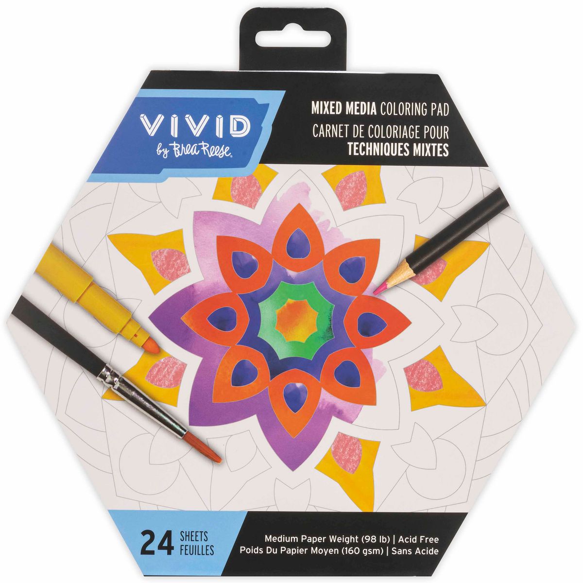 Mixed Media Paper Pad Mandala