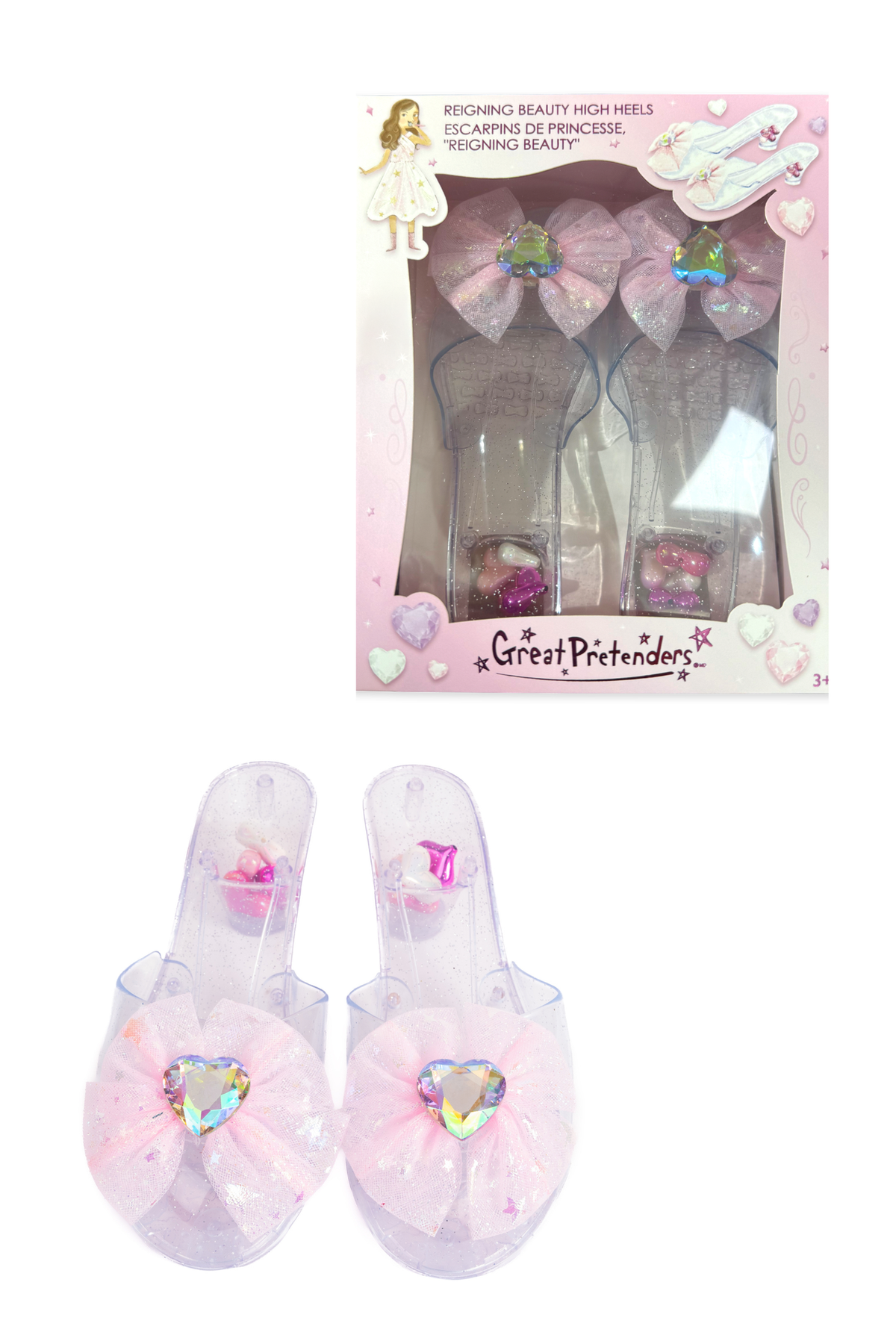 Reigning Beauty High Heels, Pink