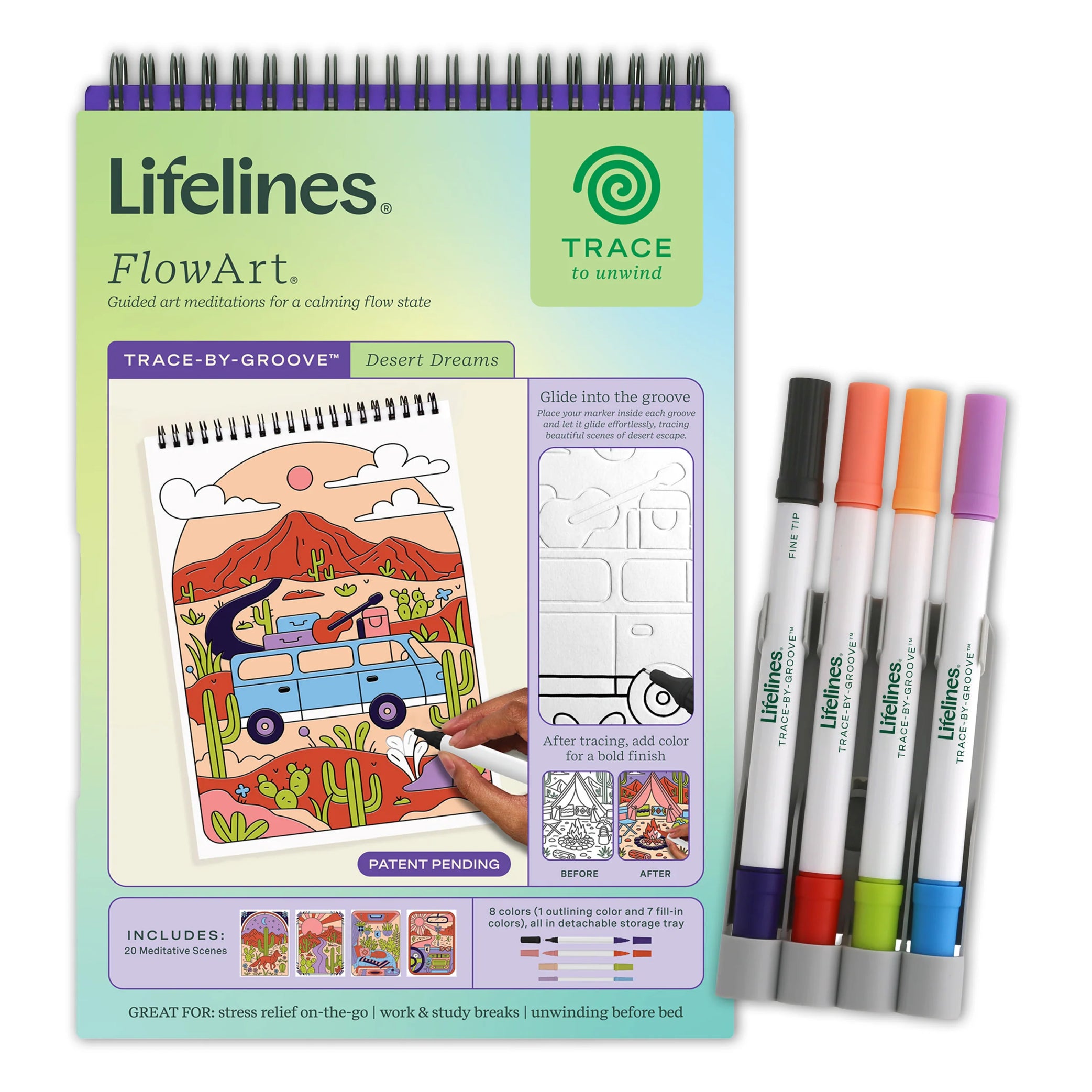 FlowArt: Trace-By-Groove, Desert Dreams