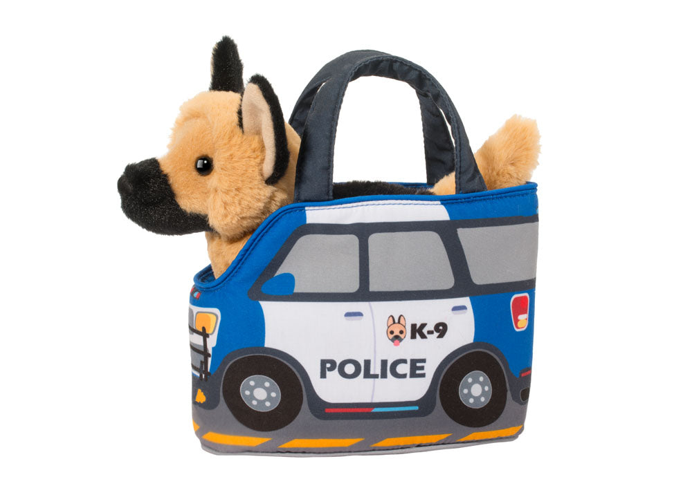 Police Car Pet Sak w/German Shepherd