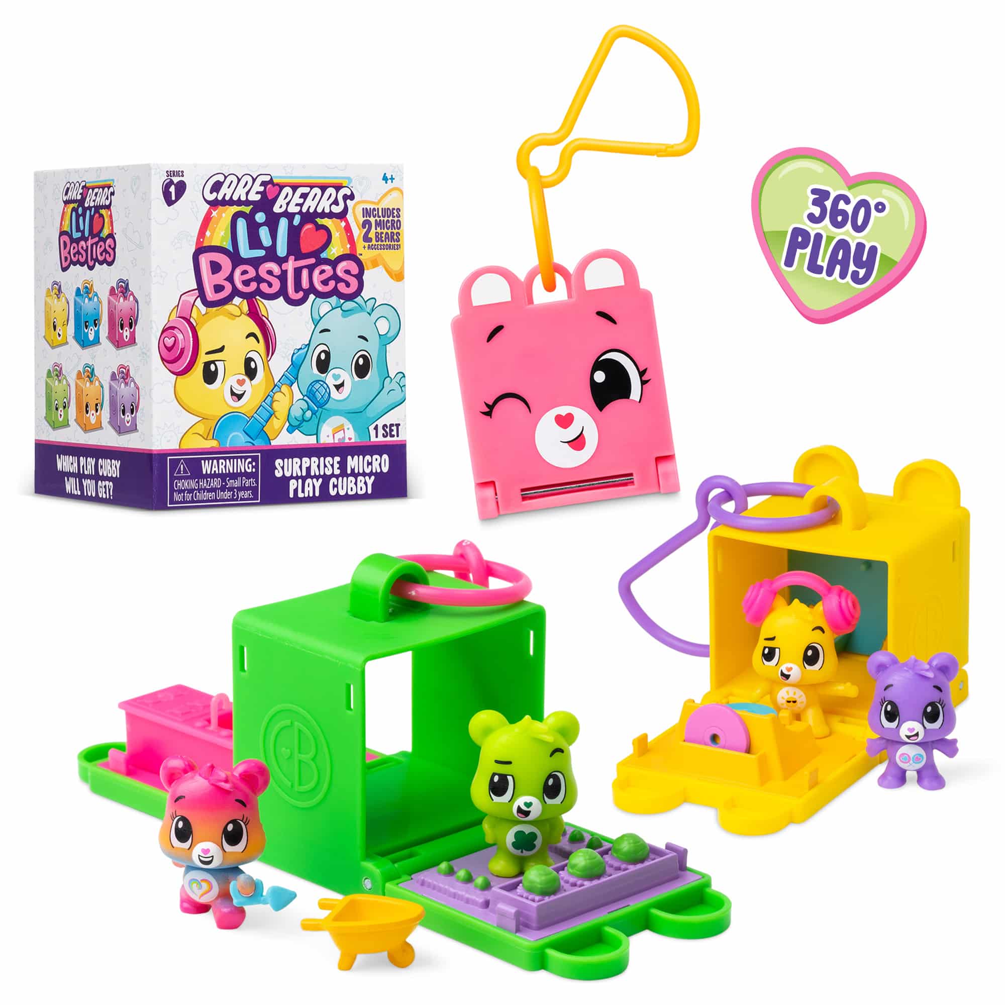 Care Bears Lil' Besties Surprise Play Cubbies