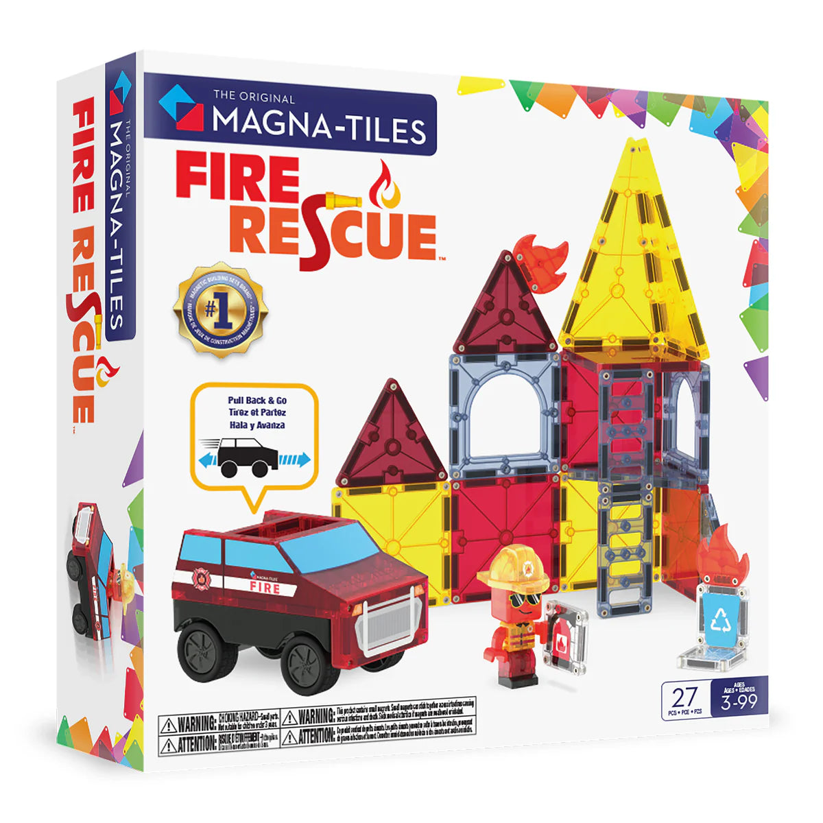 Magna Tiles Fire Rescue 27-piece set