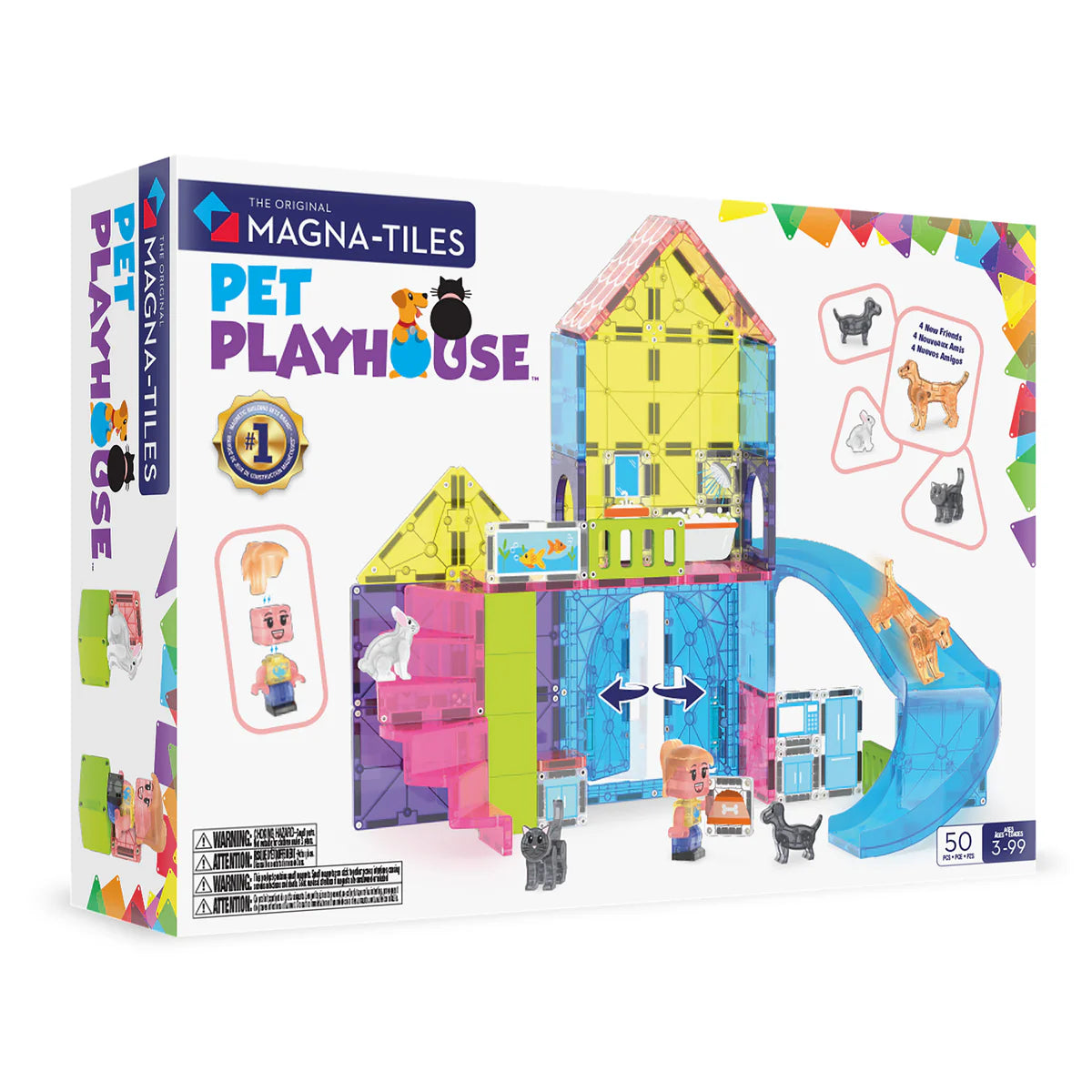 Magna Tiles Pet Playhouse 50-piece set