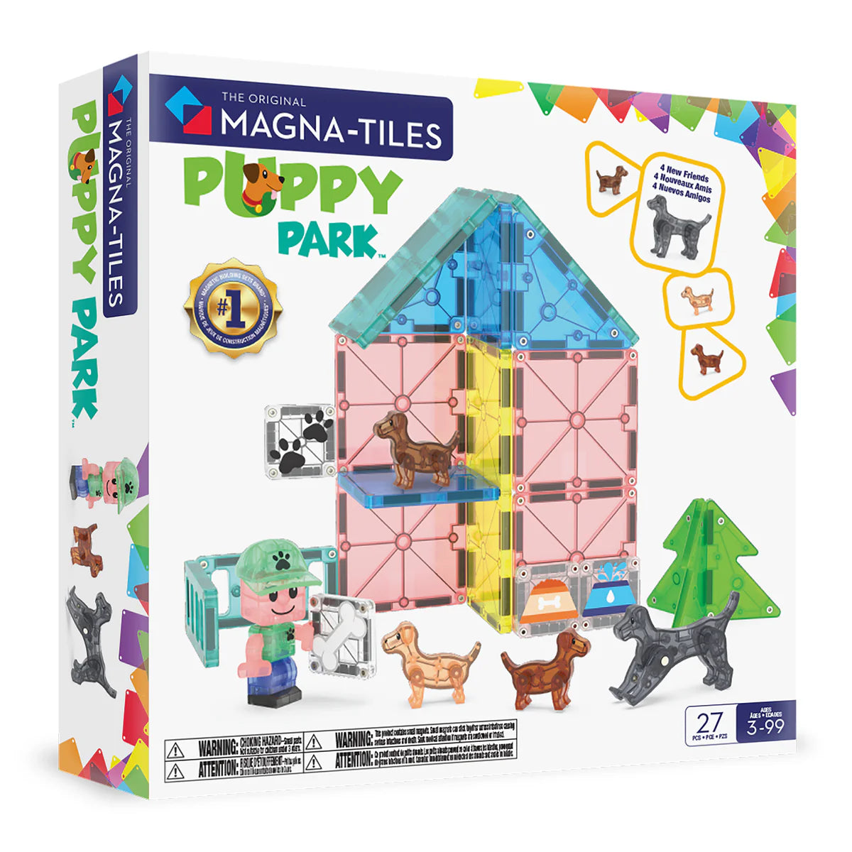 Magna Tiles Puppy Park 27-piece set
