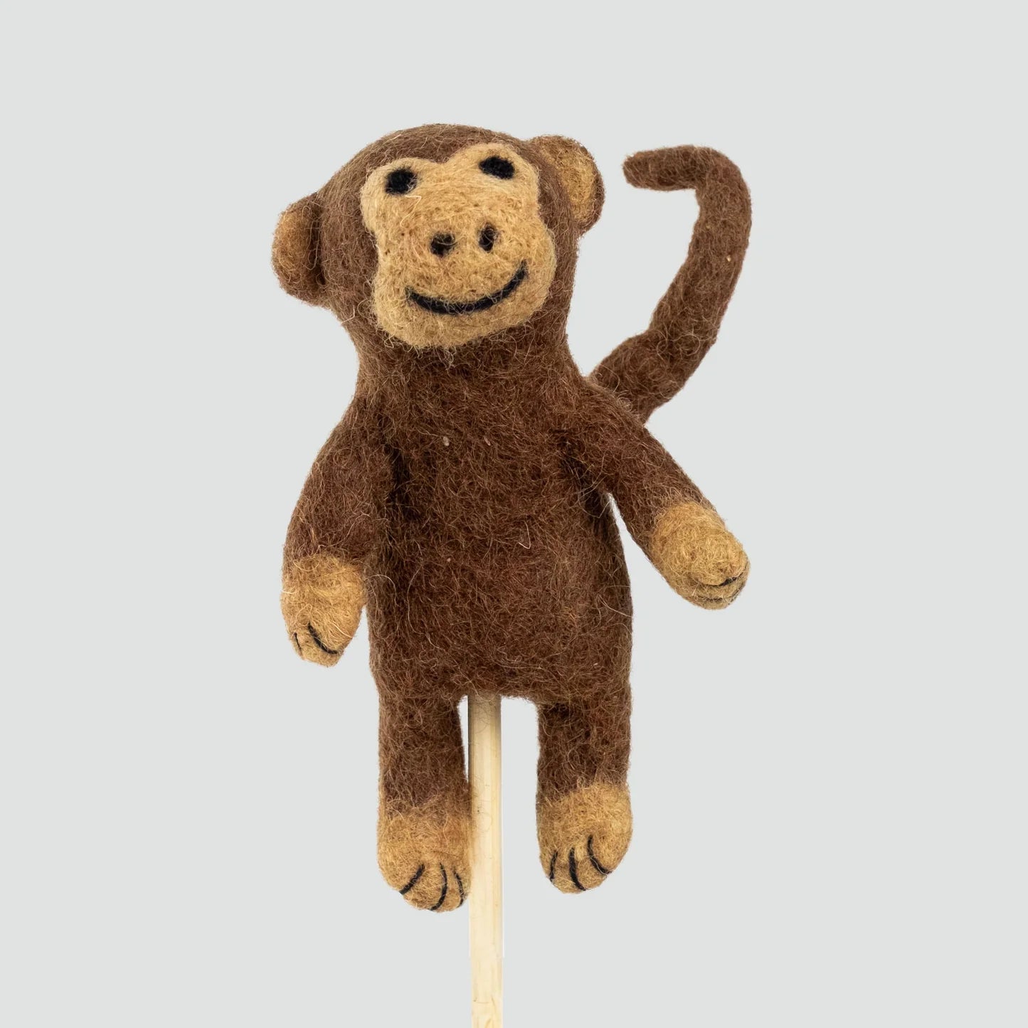 Felt Monkey Finger Puppet