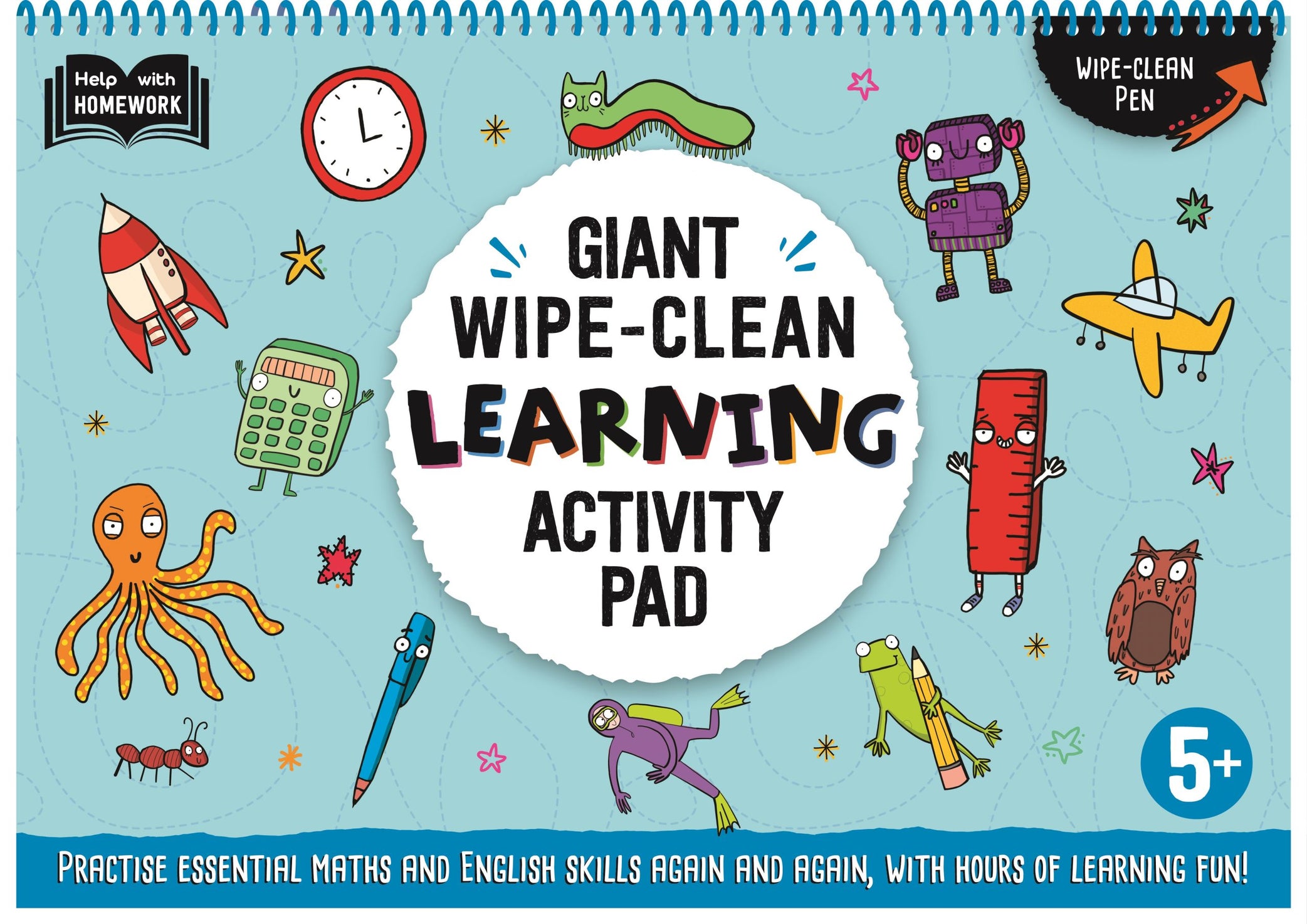 Giant Wipe Clean Learning Pad 5+