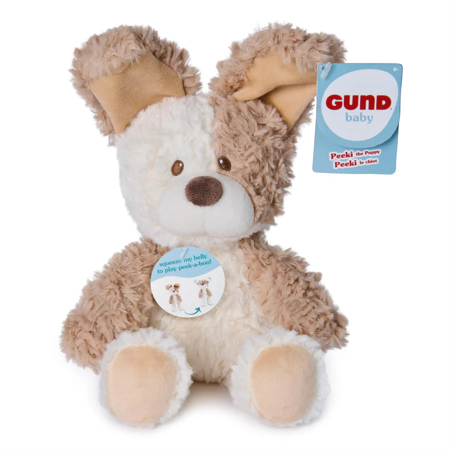 Baby GUND Peeki the Puppy 7"