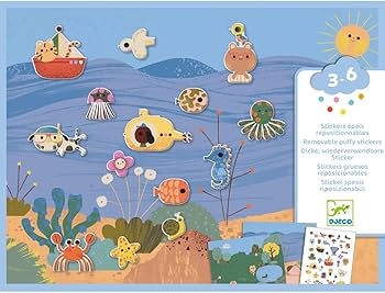 Summertime Repositionable Stickers