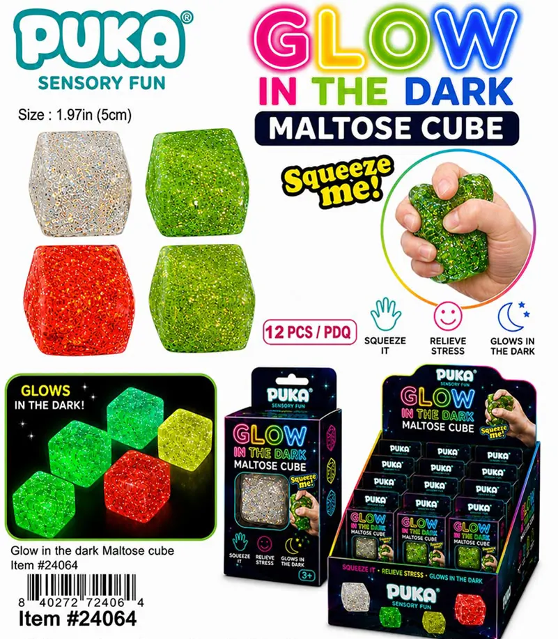 Glow in the Dark Maltose Cube