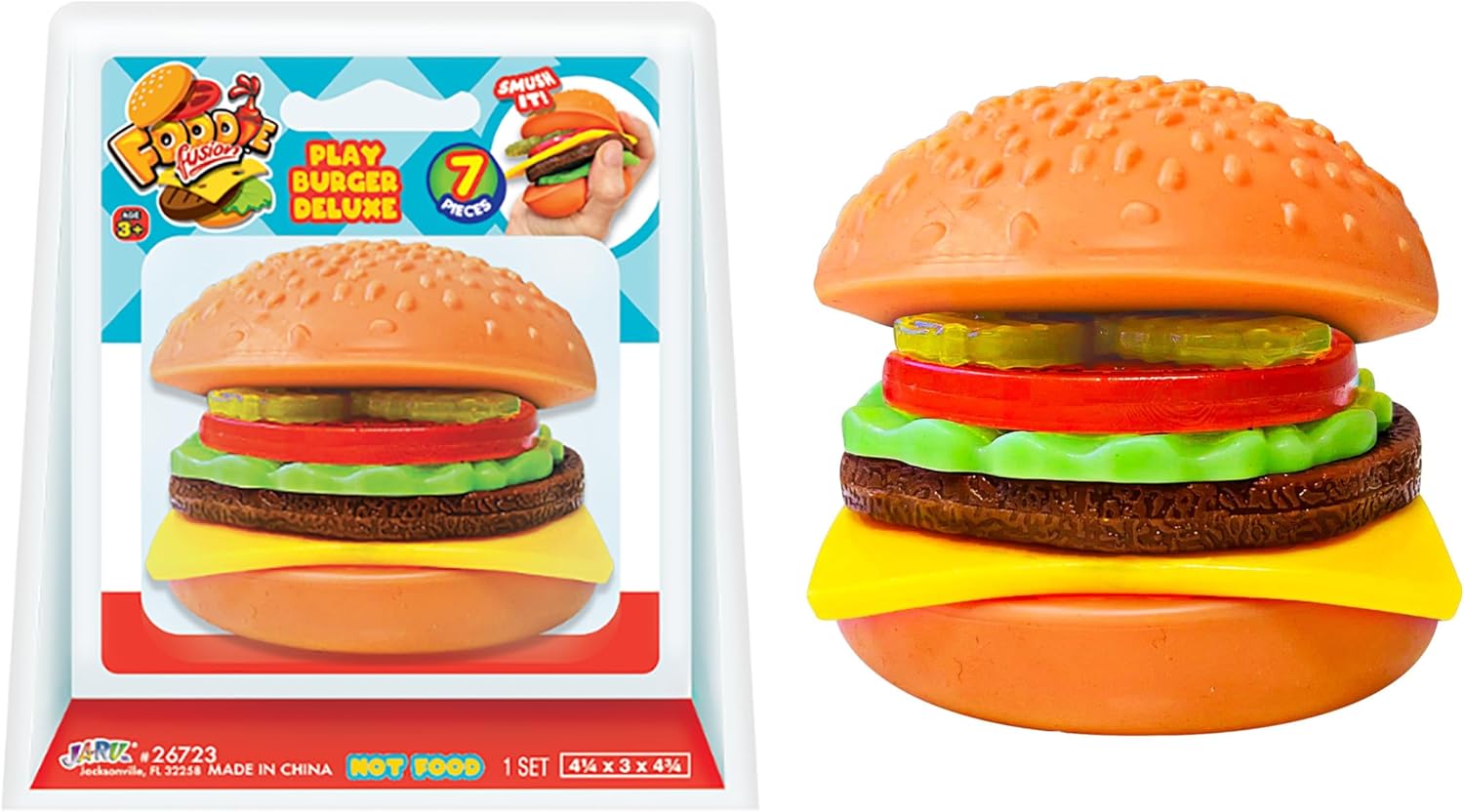 Food Fusion 8" Burger Squishy