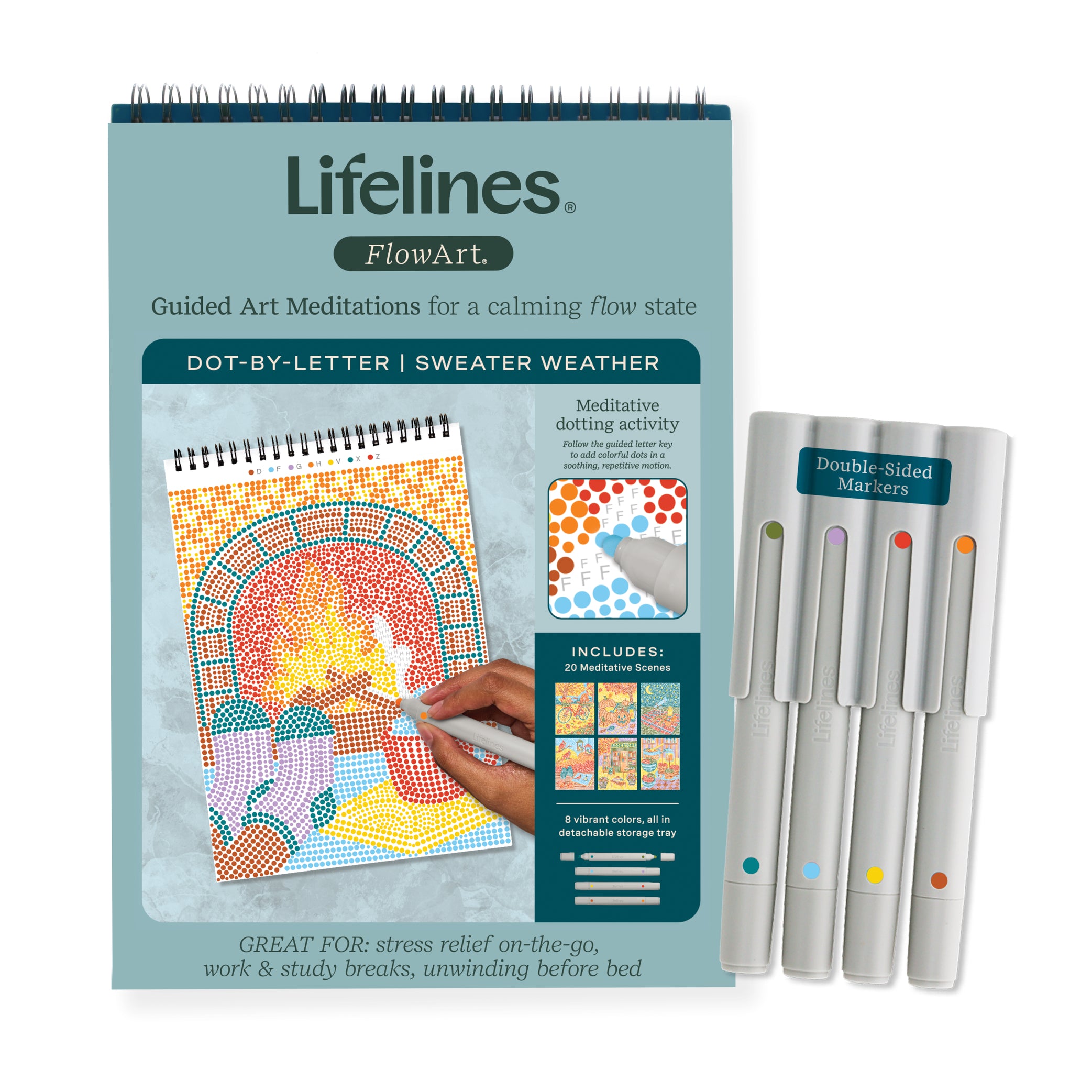 Lifelines FlowArt - Dot-By-Letter, Sweater Weather