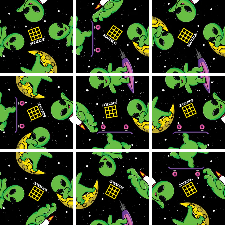 Squzzle Puzzle - Aliens