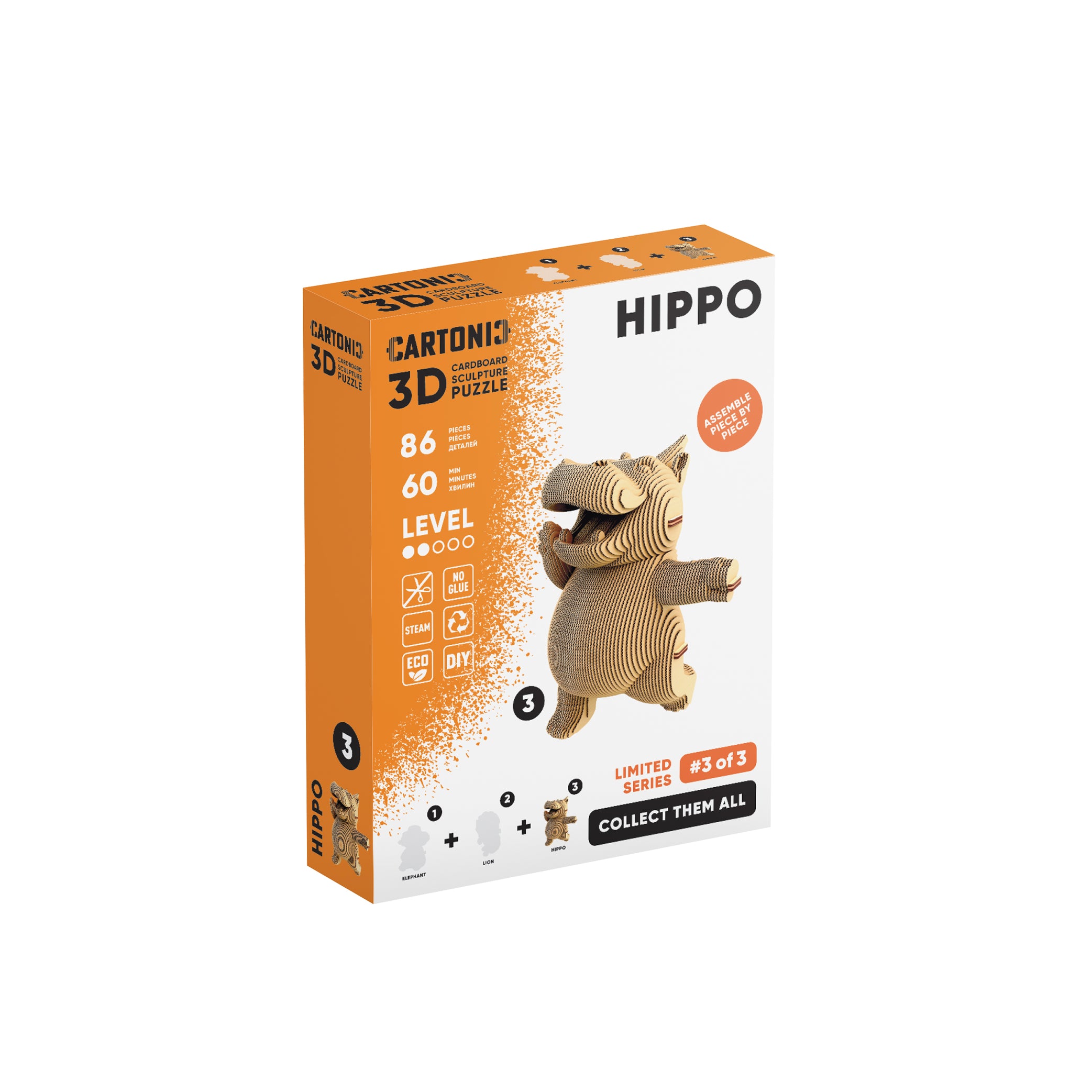 Hippo 3D Puzzle