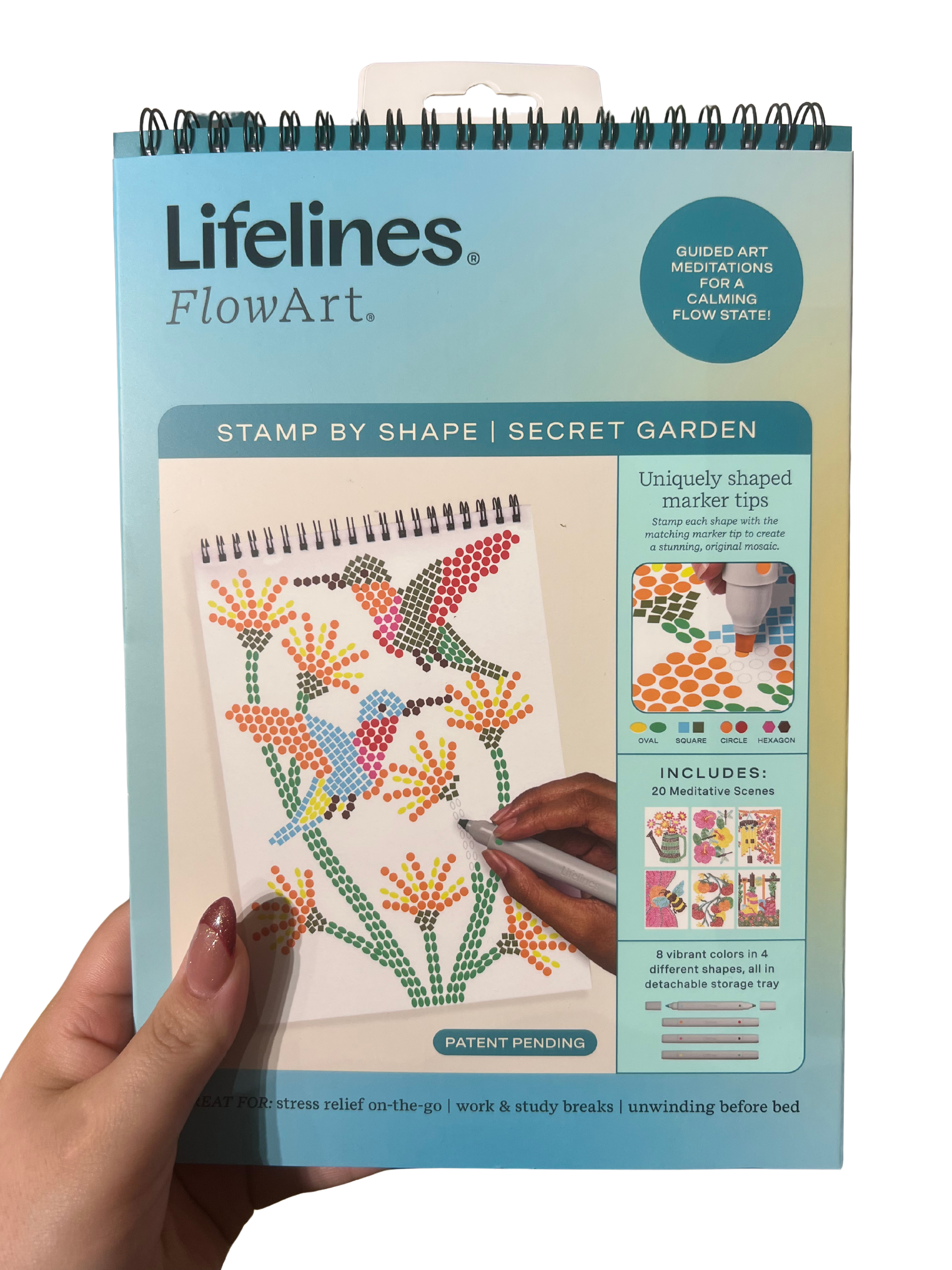 Lifelines FlowArt - Stamp by Shape - Secret Garden