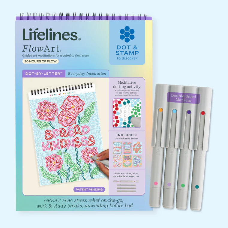 Lifelines Flowart-Dot By Letter - Everyday Inspiration