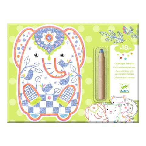 Color Reveal Wild Animals