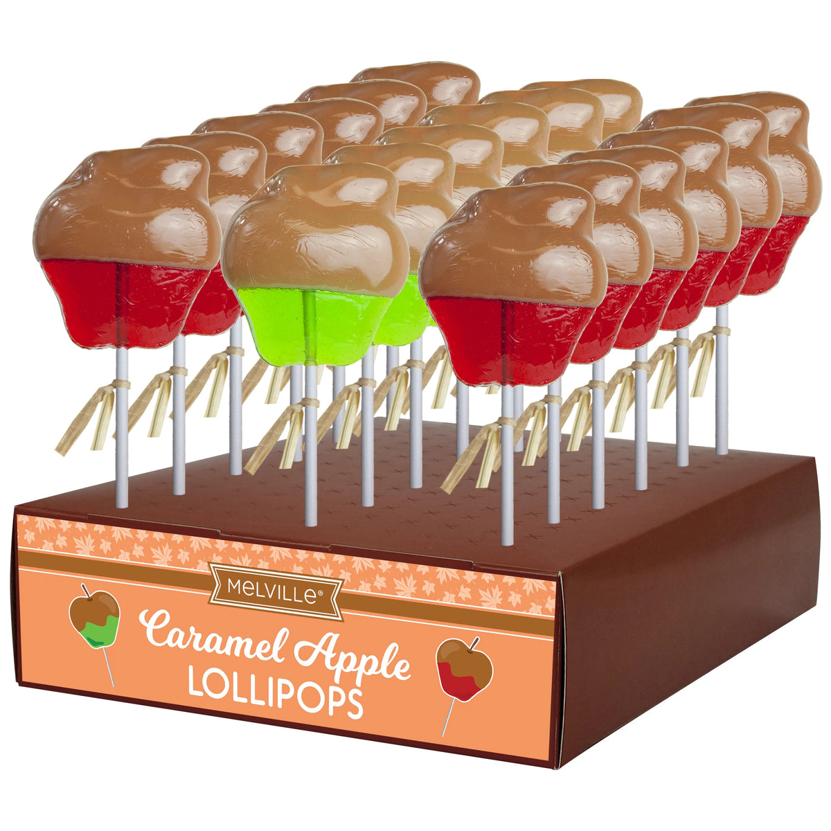 Caramel Dipped Apple Lollipop