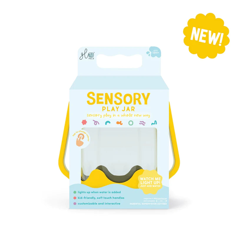 Glo Pals Sensory Play Jar - Yellow